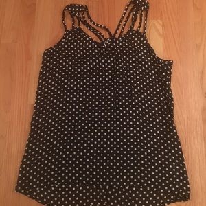 NWT Papermoon for Stitch Fix Dotted Tank Sz L